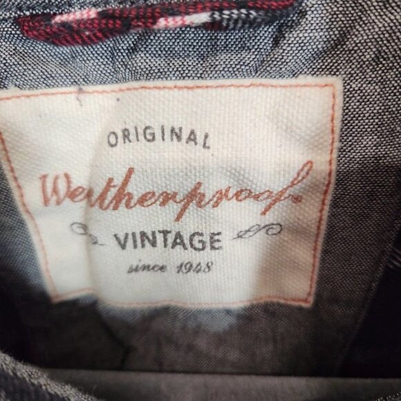 Weatherproof‎ Vintage Men's Plaid Button Down Shirt in Red and Black - Size XL - Picture 4 of 6